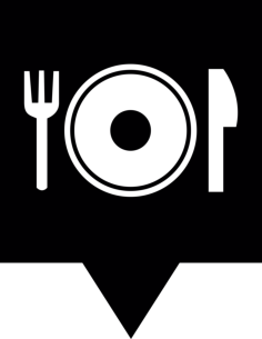 Restaurant Pin Map Craft Design Svg File, Free Vectors File